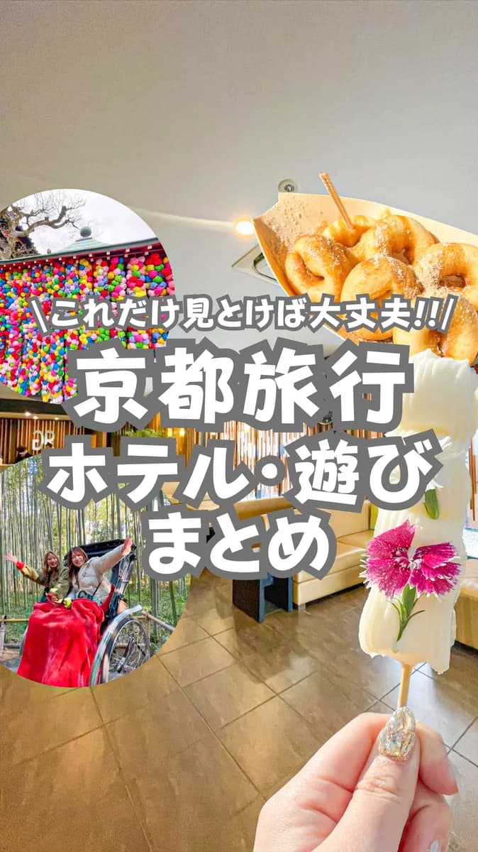 📍京都府『これだけ見とけば大丈夫‼️大満喫1日旅行‼️‼️』
