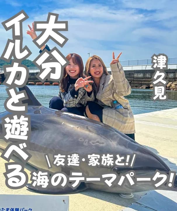 📍大分県『九州でここだけ！イルカと泳げる海のテーマパーク🐬』