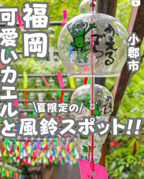 📍福岡県『かえるがたくさんのお寺』