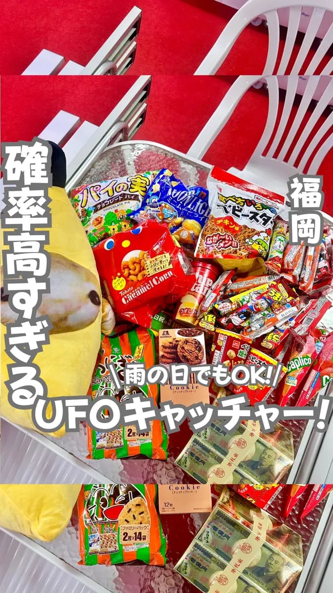 📍福岡県『こんなに取れたUFOキャッチャーは無い。』